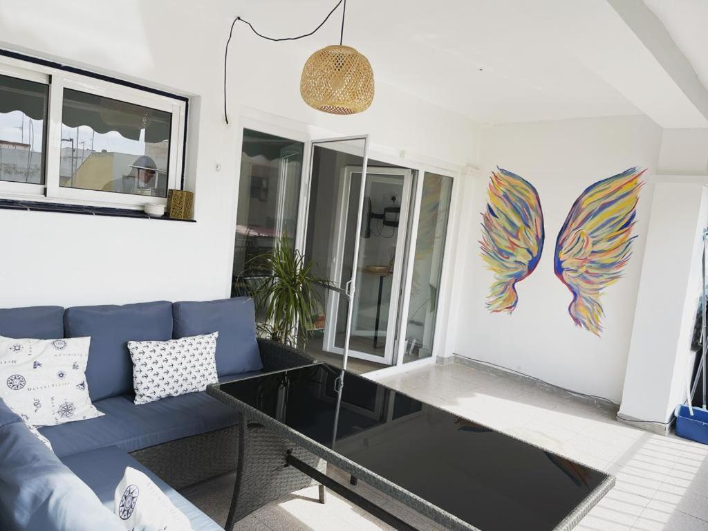 Sunny 3 Bed Beach Flat - Large Terrace With Sea View ปัวร์โตเดซากุนโต ภายนอก รูปภาพ
